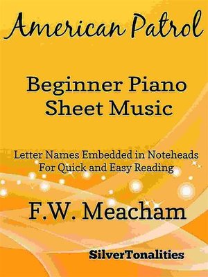 cover image of American Patrol Beginner Piano Sheet Music